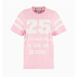 pink Gucci shirt